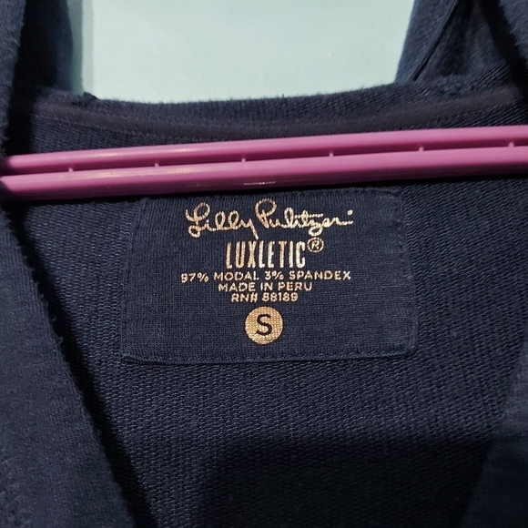 Lilly Pulitzer Luxletic Arin Lounge Popover Hoodie - Picture 7 of 11